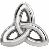 29993 / Sterling Silver / Semi-Polished / Celtic Trinity Trim