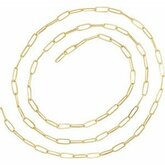 2 mm Elongated Link Ultra-Light Cable Chain