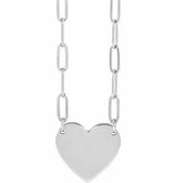 Engravable Heart Necklace